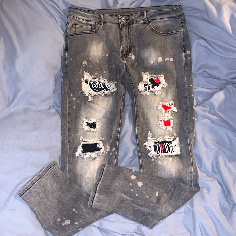 Men’s graphic jeans